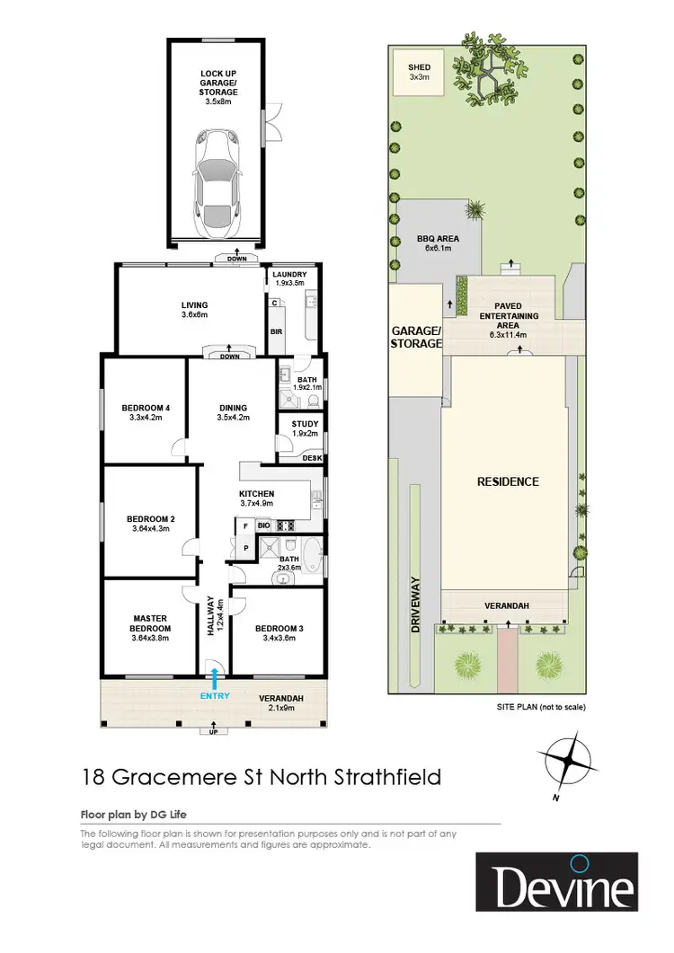 Floorplan of Homely house listing, 18 Gracemere Street, North Strathfield NSW 2137