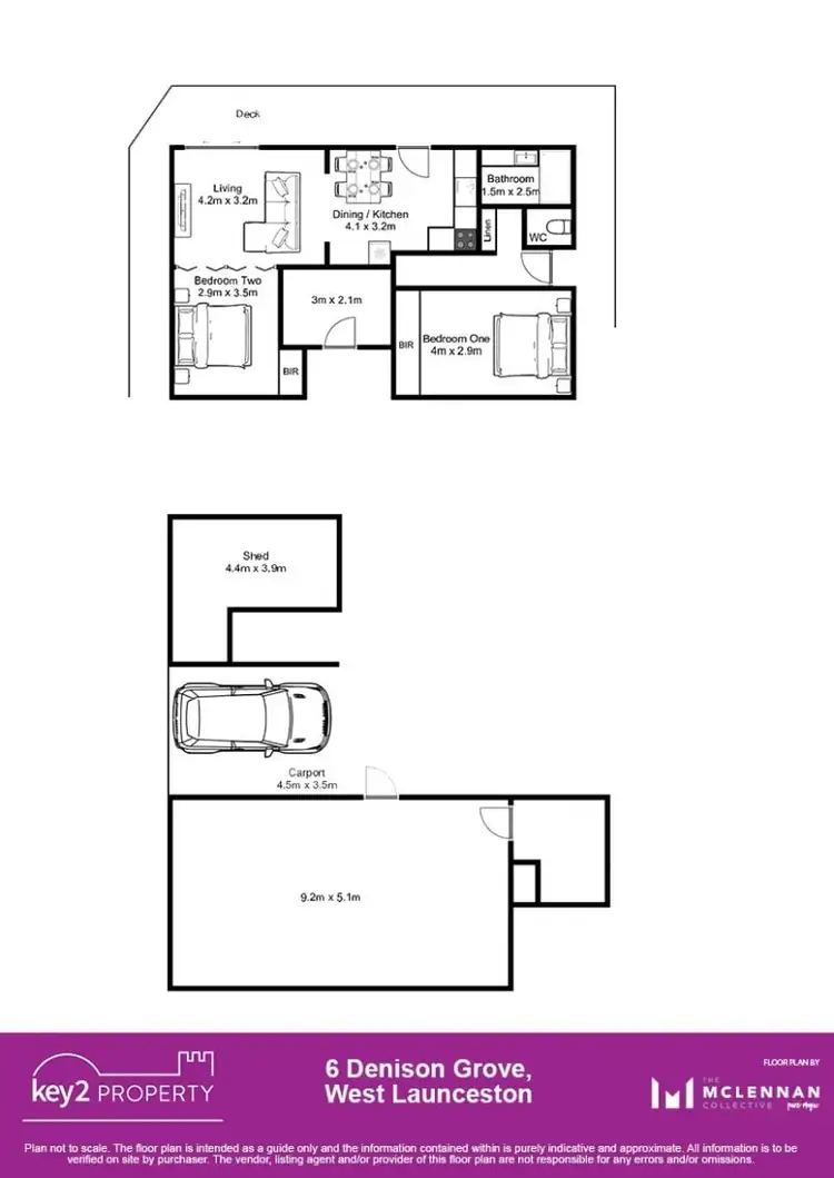 Floorplan of Homely house listing, 6 Denison Grove, West Launceston TAS 7250