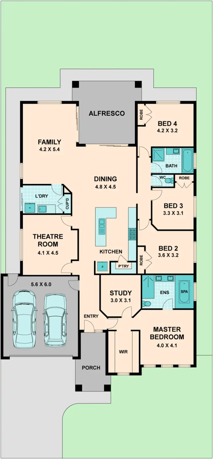 Floorplan of Homely house listing, 46 BUCKLAND HILL DRIVE, Wallan VIC 3756