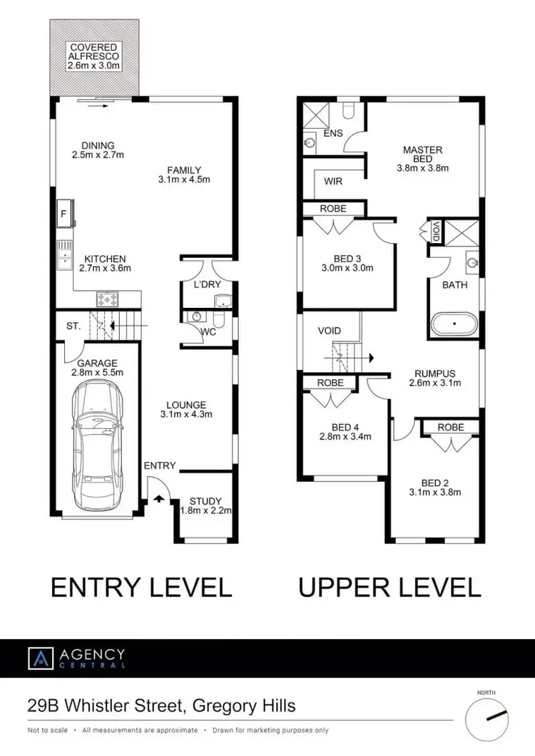 Floorplan of Homely house listing, 29B Whistler Street, Gregory Hills NSW 2557