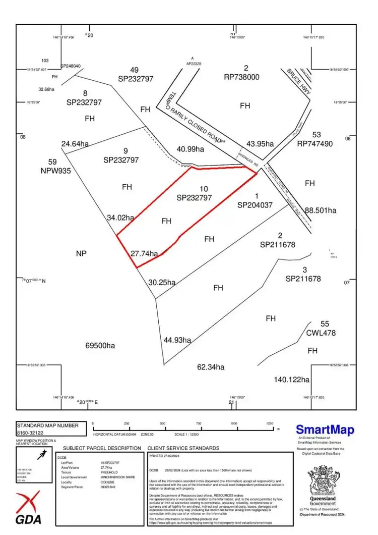Floorplan of Homely rural property listing, Lot 10 Knowles Road, Coolbie QLD 4850