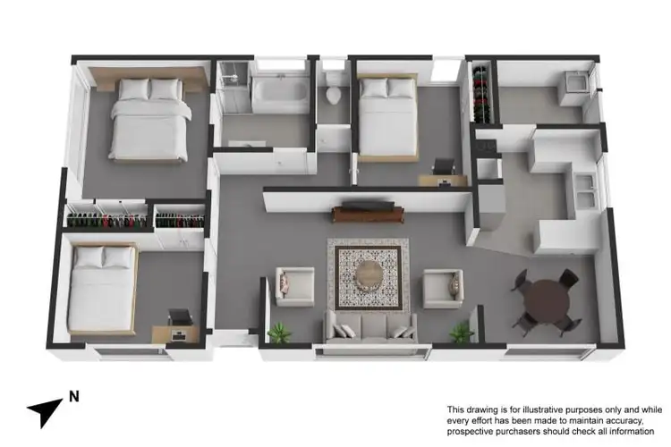 Floorplan of Homely house listing, 6 Marion Court, Craigieburn VIC 3064