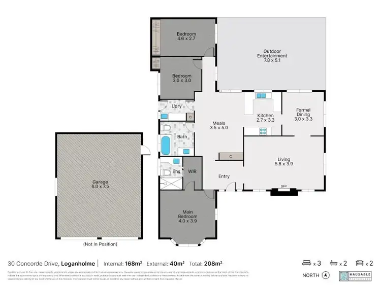 Floorplan of Homely house listing, 30 Concorde Drive, Loganholme QLD 4129
