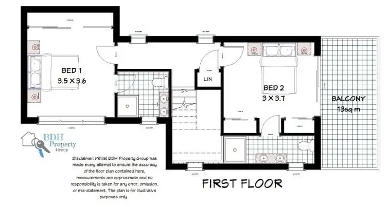 Floorplan of Homely townhouse listing, 2/11 Nepean Highway, Safety Beach VIC 3936