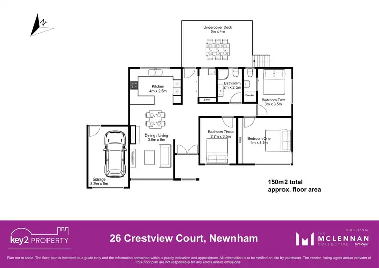 Floorplan of Homely house listing, 26 Crestview Court, Newnham TAS 7248