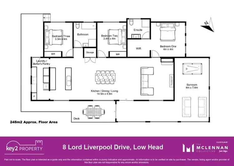 Floorplan of Homely house listing, 8 Lord Liverpool Drive, Low Head TAS 7253