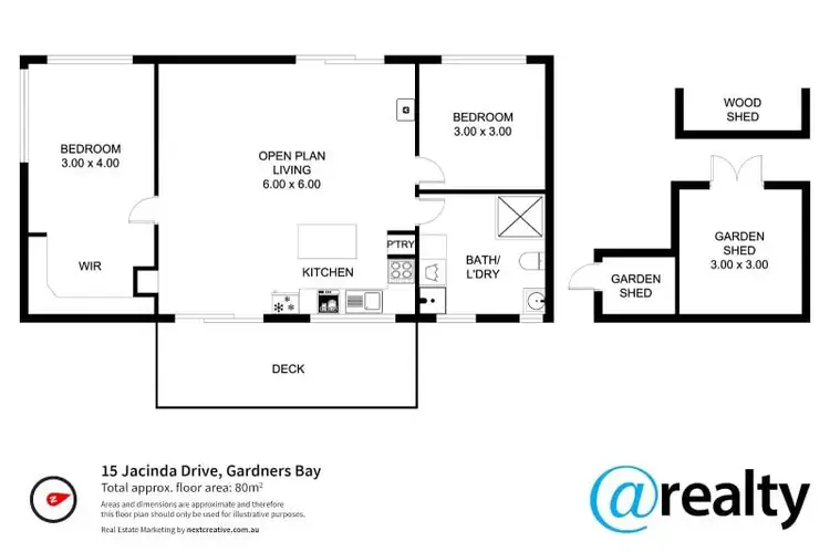 Floorplan of Homely house listing, 15 Jacinda Drive, Gardners Bay TAS 7112