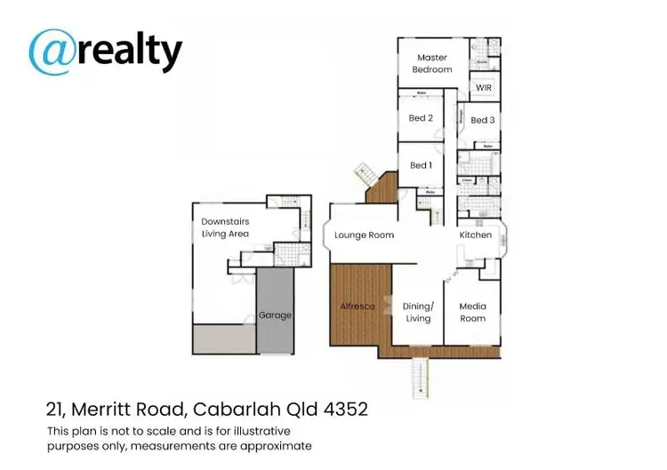 Floorplan of Homely house listing, 21 Merritt Road, Cabarlah QLD 4352
