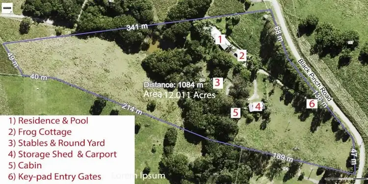 Floorplan of Homely rural property listing, 175 Black Pinch Road, Cootharaba QLD 4565