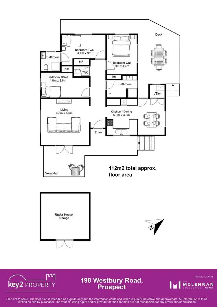 Floorplan of Homely house listing, 198 Westbury Road, Prospect TAS 7250