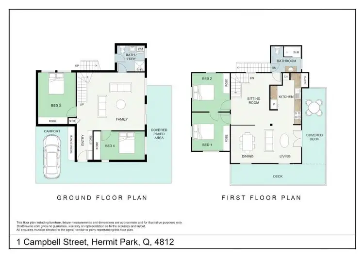 Floorplan of Homely house listing, 1 Campbell Street, Hermit Park QLD 4812