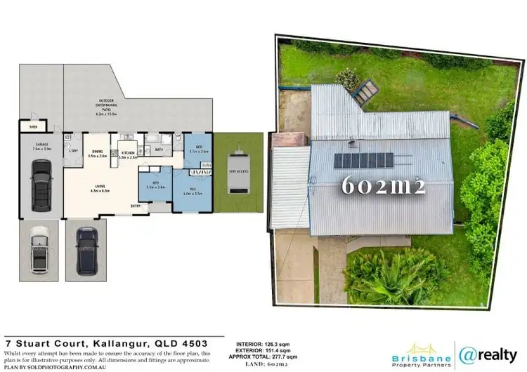 Floorplan of Homely house listing, 7 Stuart Court, Kallangur QLD 4503