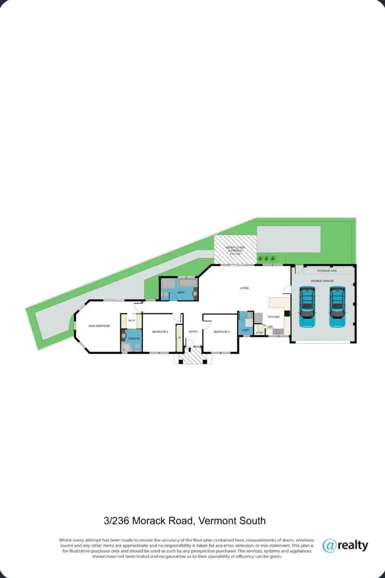 Floorplan of Homely unit listing, 3/236 Morack Road, Vermont VIC 3133