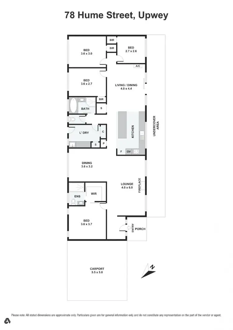 Floorplan of Homely house listing, 78 Hume Street, Upwey VIC 3158