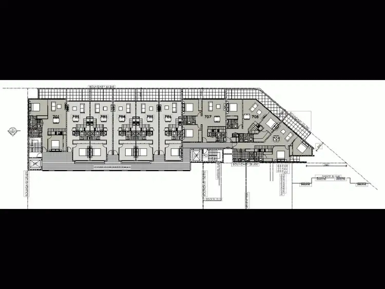 Floorplan of Homely apartment listing, 707/1-9 Beresford Street, Newcastle West NSW 2302