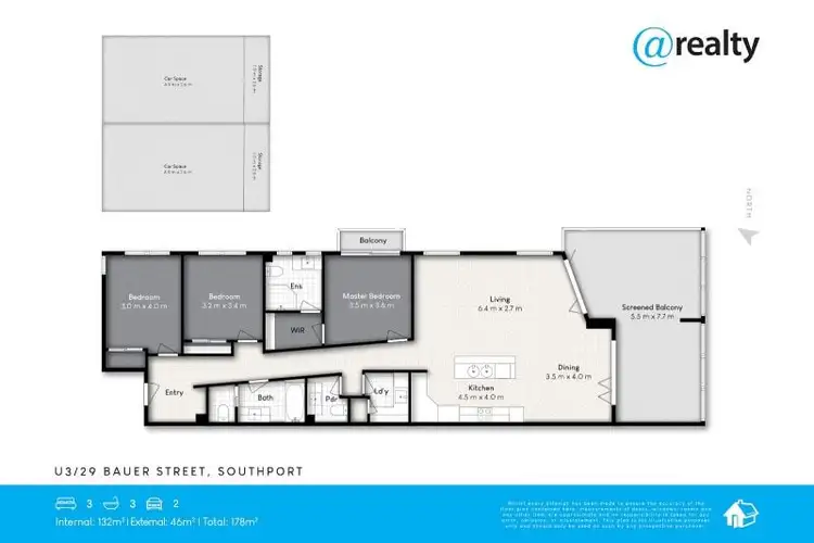 Floorplan of Homely apartment listing, 3/29 Bauer Street, Southport QLD 4215