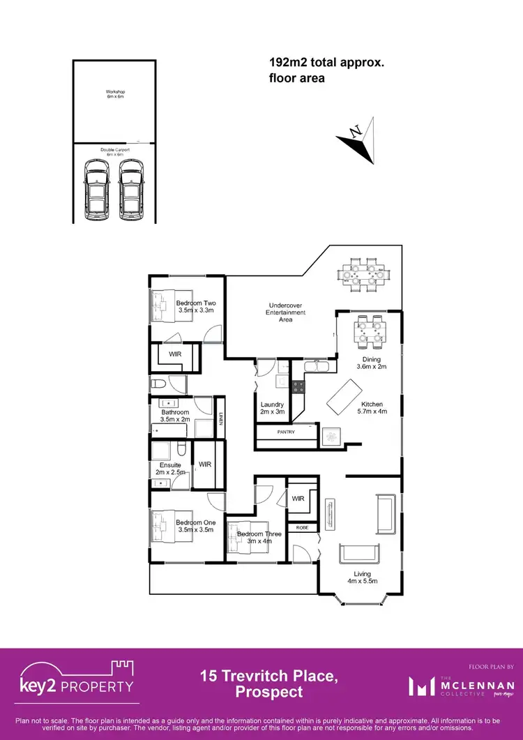 Floorplan of Homely house listing, 15 Trevritch Place, Prospect TAS 7250