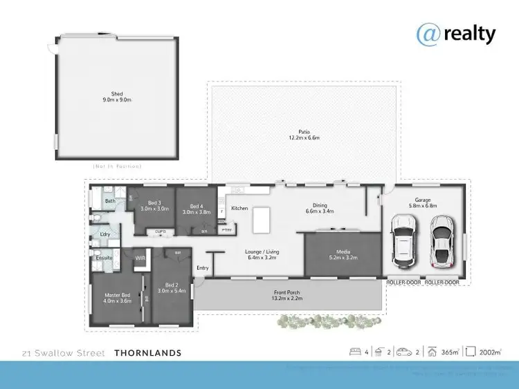 Floorplan of Homely house listing, 21 Swallow Street, Thornlands QLD 4164