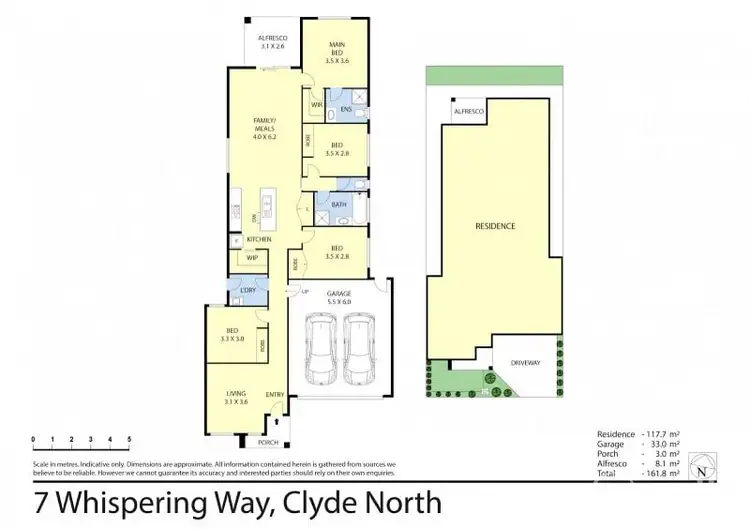 Floorplan of Homely house listing, 7 Whispering Way, Clyde North VIC 3978