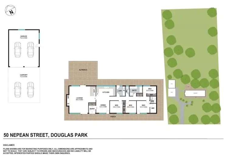 Floorplan of Homely rural property listing, 50 Nepean Street, Douglas Park NSW 2569