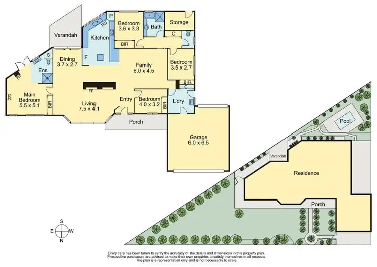 Floorplan of Homely house listing, 38 Yvette Drive, Rowville VIC 3178