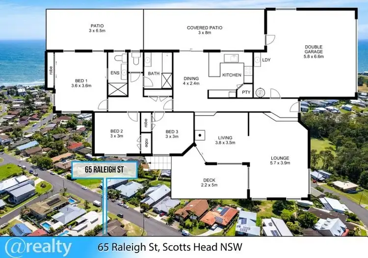 Floorplan of Homely house listing, 65 Raleigh Street, Scotts Head NSW 2447