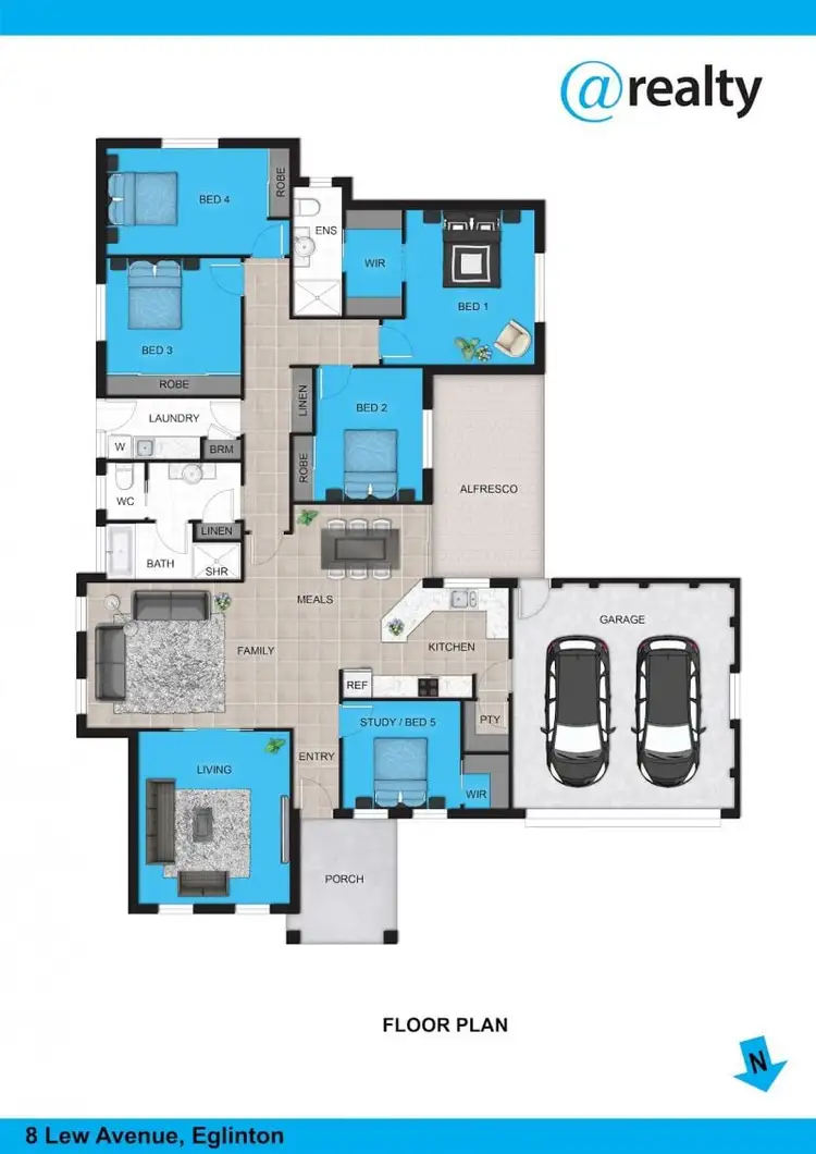 Floorplan of Homely house listing, 8 Lew Avenue, Eglinton NSW 2795