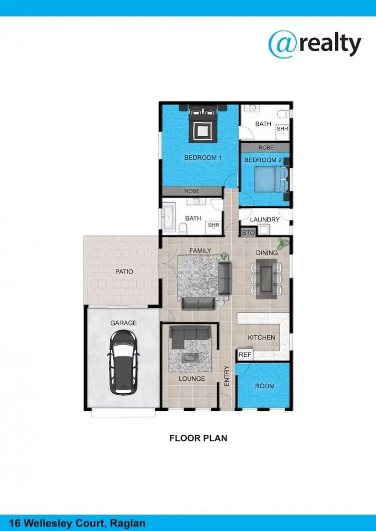 Floorplan of Homely house listing, 16 Wellesley Court, Raglan NSW 2795