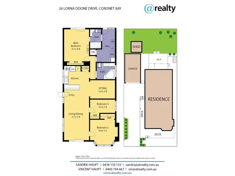 Floorplan of Homely house listing, 26 Lorna Doone Drive, Coronet Bay VIC 3984