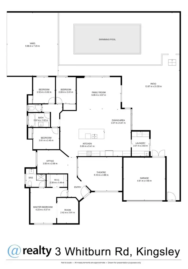 Floorplan of Homely house listing, 3 Whitburn Road, Kingsley WA 6026