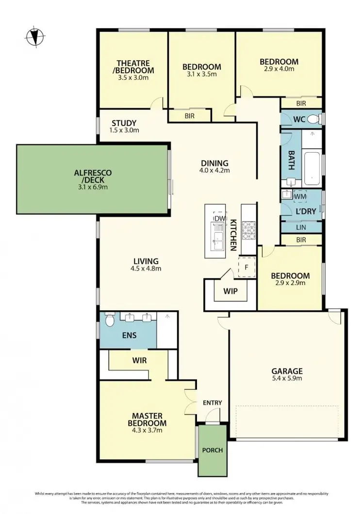 Floorplan of Homely house listing, 7 Arbourton Avenue, Aintree VIC 3336