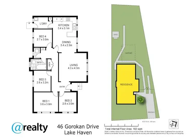 Floorplan of Homely house listing, 46 Gorokan Drive, Lake Haven NSW 2263