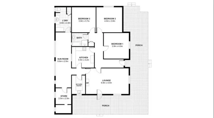Floorplan of Homely rural property listing, 1911 Rugby Road, Bevendale NSW 2581