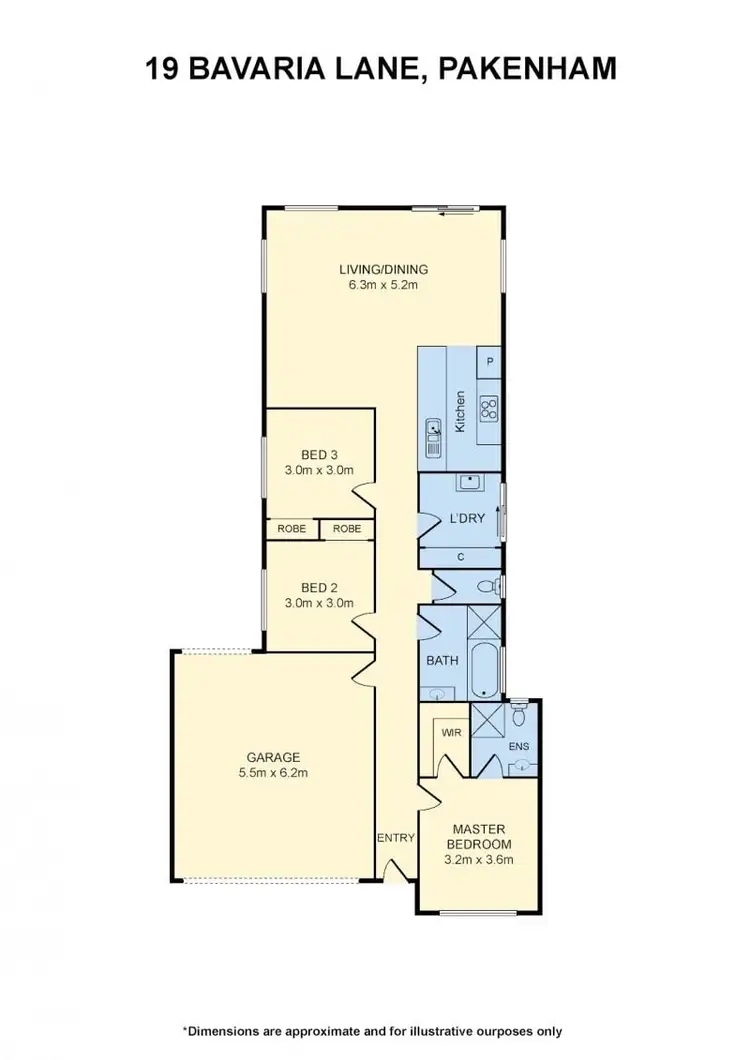Floorplan of Homely house listing, 19 Bavaria Lane, Pakenham VIC 3810
