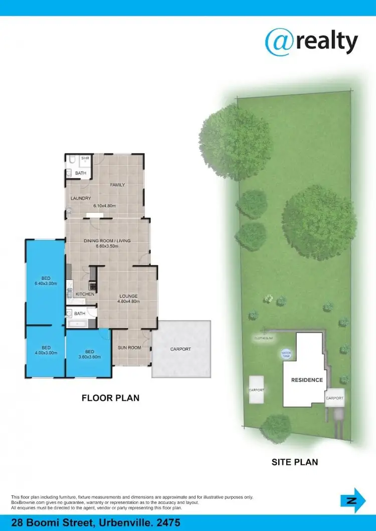 Floorplan of Homely house listing, 28 Boomi Street, Urbenville NSW 2475