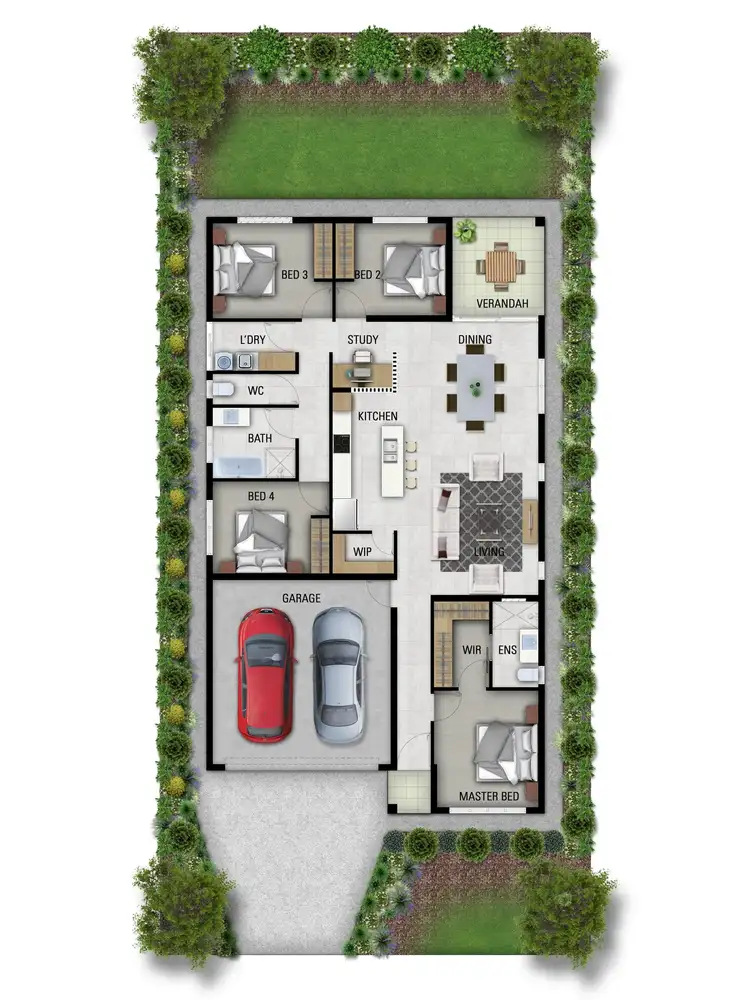 Floorplan of Homely house listing, 95 Lotuslily Circuit, Zuccoli NT 832