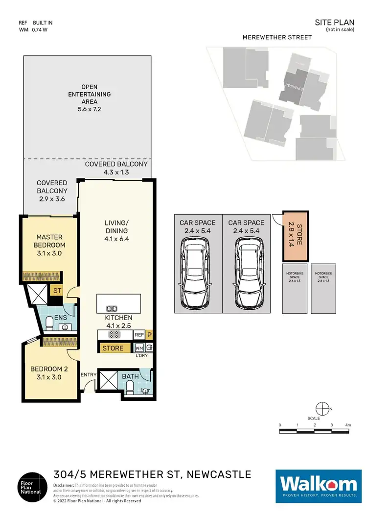 Floorplan of Homely apartment listing, 304/5 Merewether Street, Newcastle NSW 2300