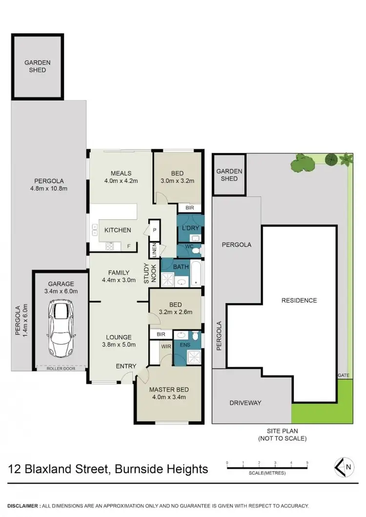 Floorplan of Homely house listing, 12 Blaxland Street, Burnside Heights VIC 3023