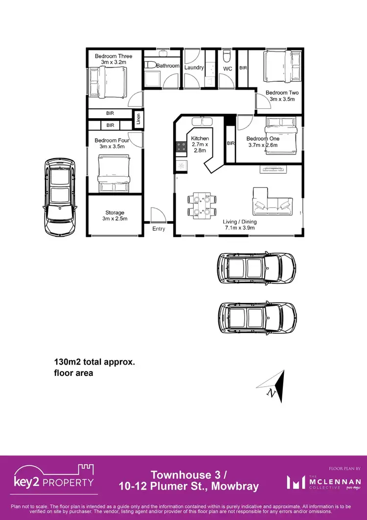 Floorplan of Homely house listing, 3/10-12 Plumer Street, Mowbray TAS 7248