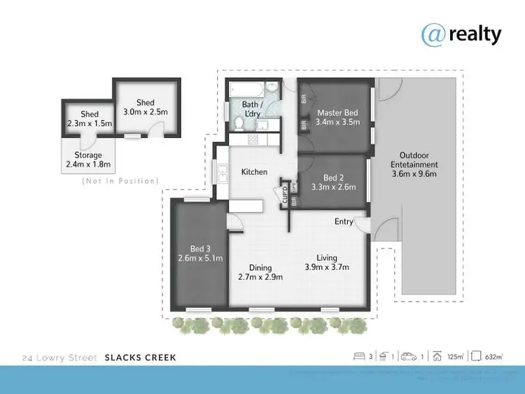 Floorplan of Homely house listing, 24 Lowry Street, Slacks Creek QLD 4127