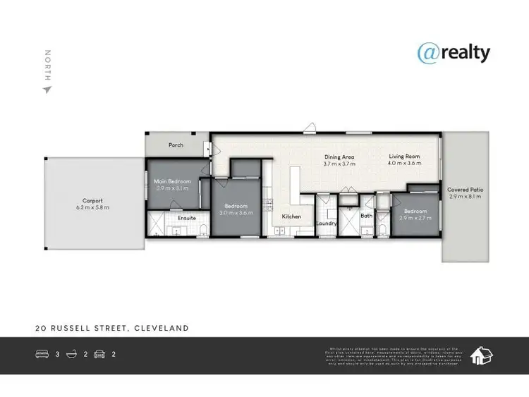 Floorplan of Homely house listing, 20 Russell Street, Cleveland QLD 4163