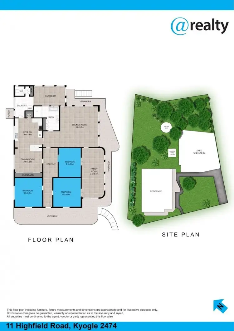 Floorplan of Homely house listing, 11 Highfield Road, Kyogle NSW 2474