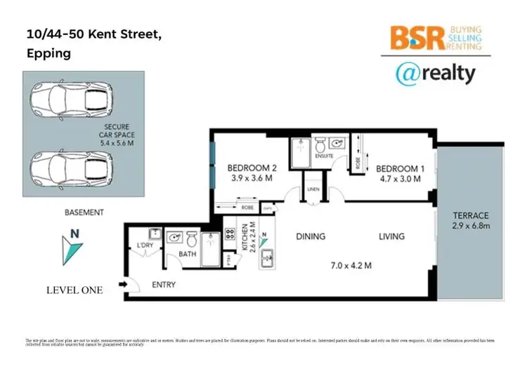 Floorplan of Homely apartment listing, 10/44 Kent Street, Epping NSW 2121