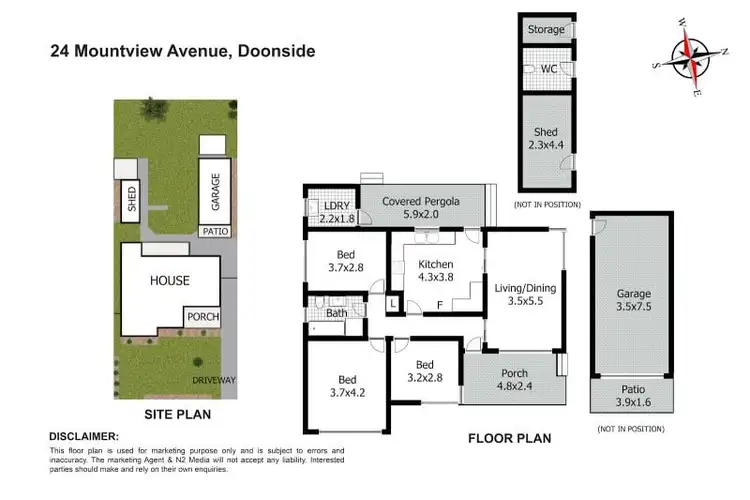 Floorplan of Homely house listing, 24 Mountview Avenue, Doonside NSW 2767