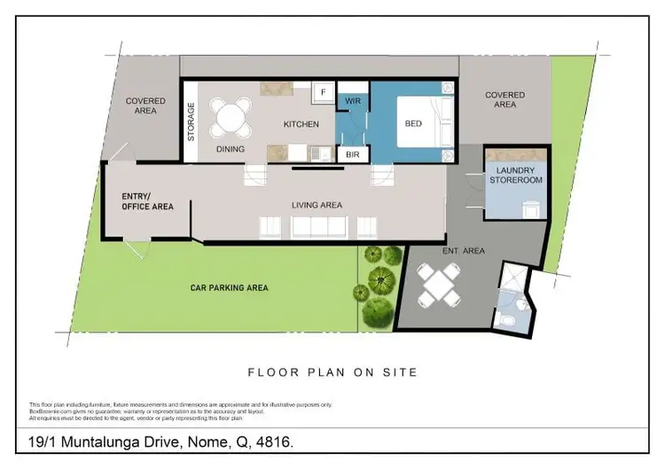 Floorplan of Homely house listing, Site 19/1 Muntalunga Drive, Nome QLD 4816