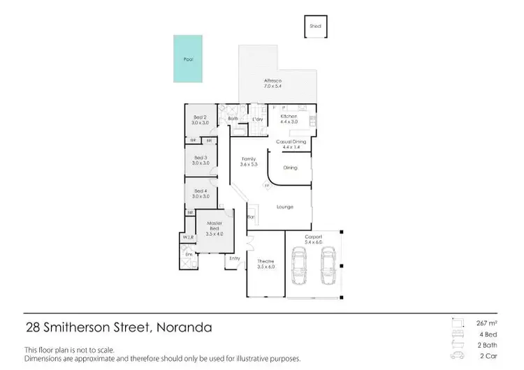 Floorplan of Homely house listing, 28 Smitherson Street, Noranda WA 6062