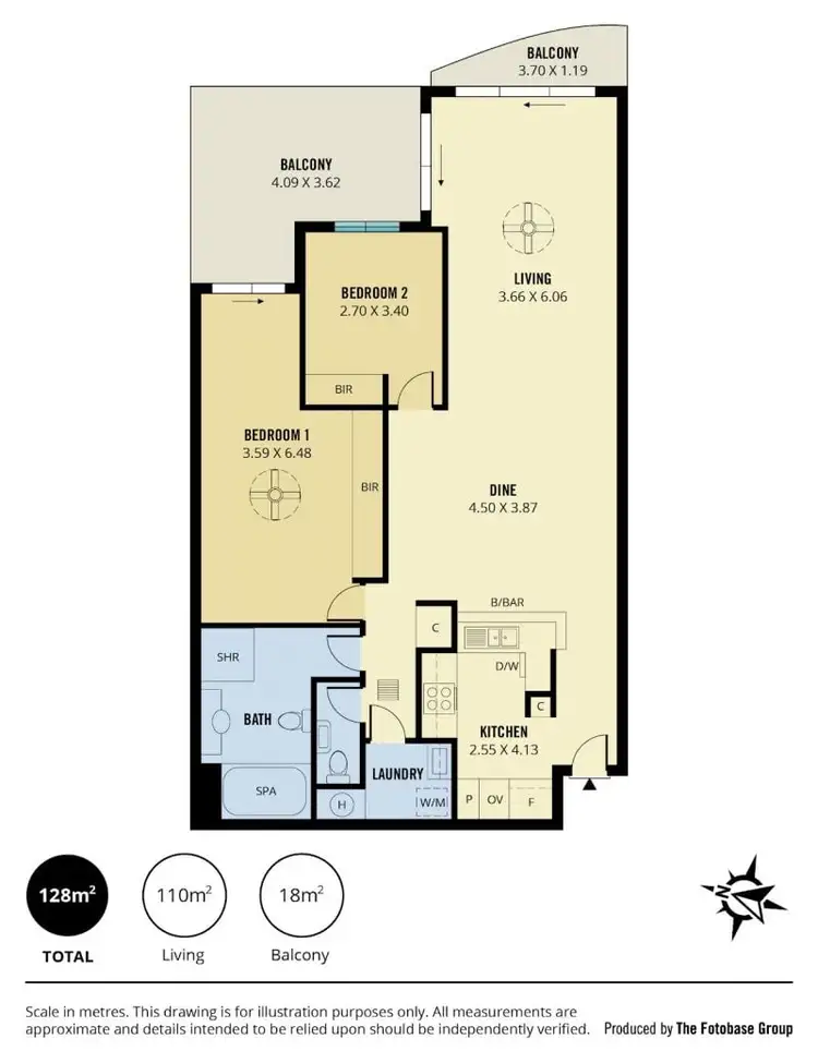 Floorplan of Homely apartment listing, 56/3 Holdfast Promenade, Glenelg SA 5045