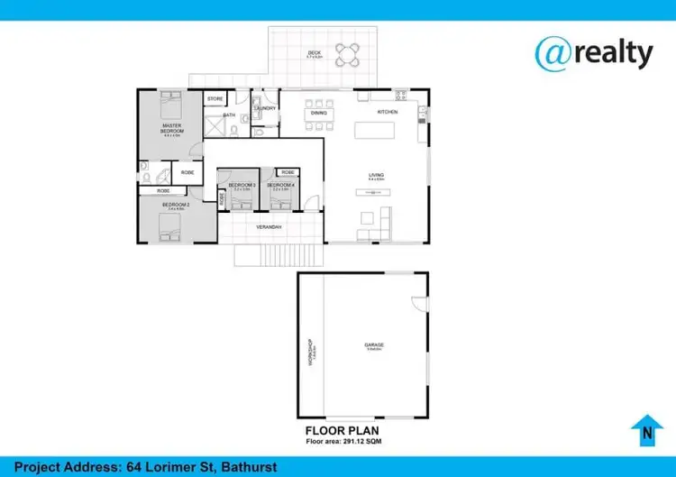 Floorplan of Homely house listing, 64 Lorimer Street, Llanarth NSW 2795