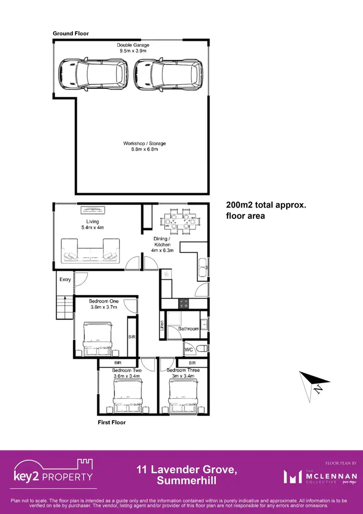 Floorplan of Homely house listing, 11 Lavender Grove, Summerhill TAS 7250