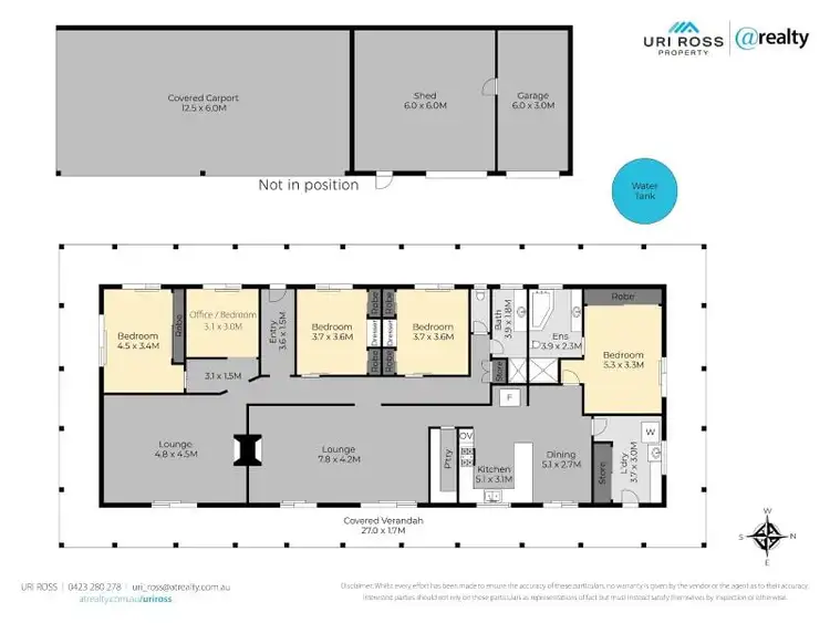 Floorplan of Homely rural property listing, 130 Mani Ridge, Koonorigan NSW 2480